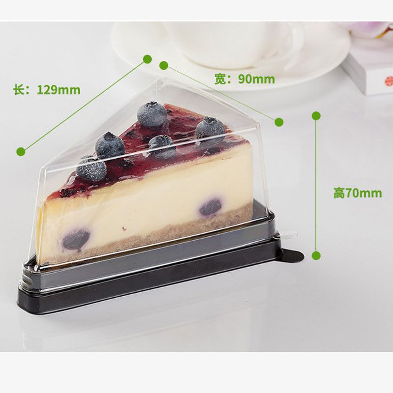 Triangular Cake Box Mousse Baking Packaging Box Small West Point Cake Cut box disposable packaging Food grade