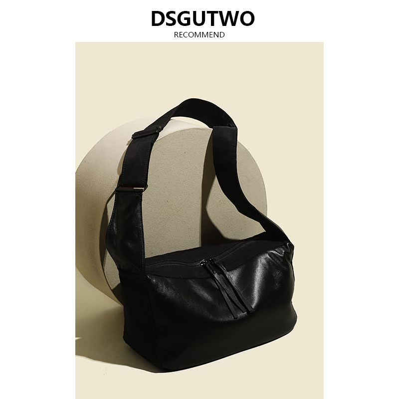 AJ MECICA retro casual bag genuine leather fashion skew satchel pop small square bag 100 lap large pet backpack-Taobao