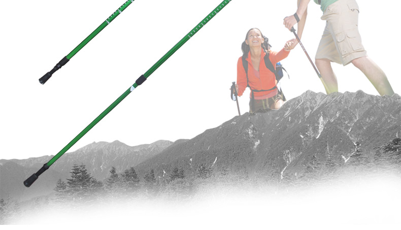 Biểu tượng linh dương ánh sáng trekking cực telescopic mía đi bộ leo núi gậy đi bộ thiết bị ngoài trời gậy cho người mù