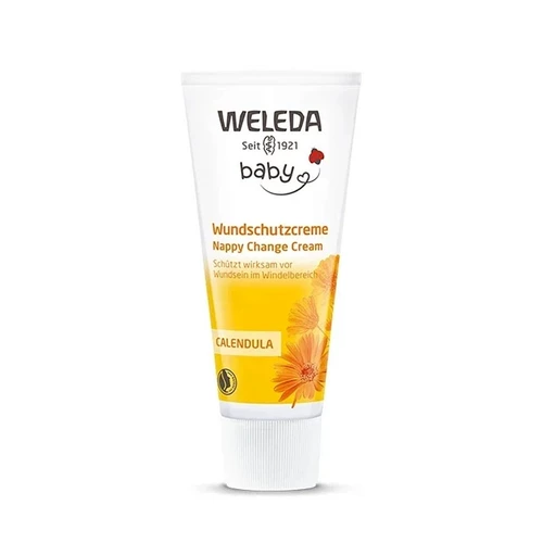 Weleda, детский крем для новорожденных для младенца от пеленочного дерматита c календулой, 75 мл