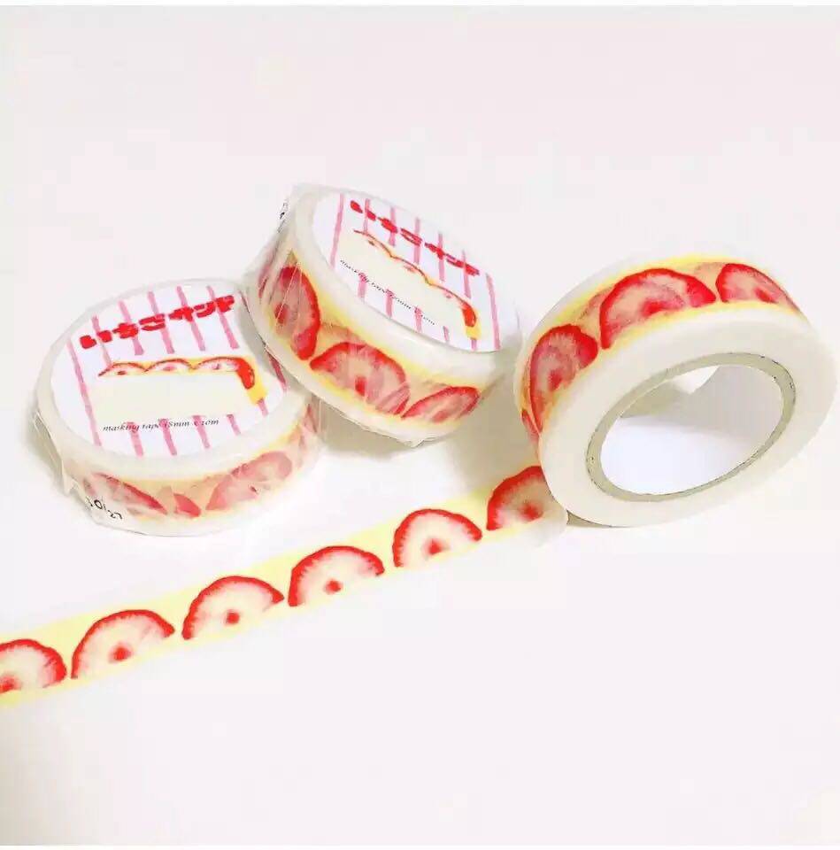(1 meter) Japanese Lapain Strawberry Salad and Paper Tape