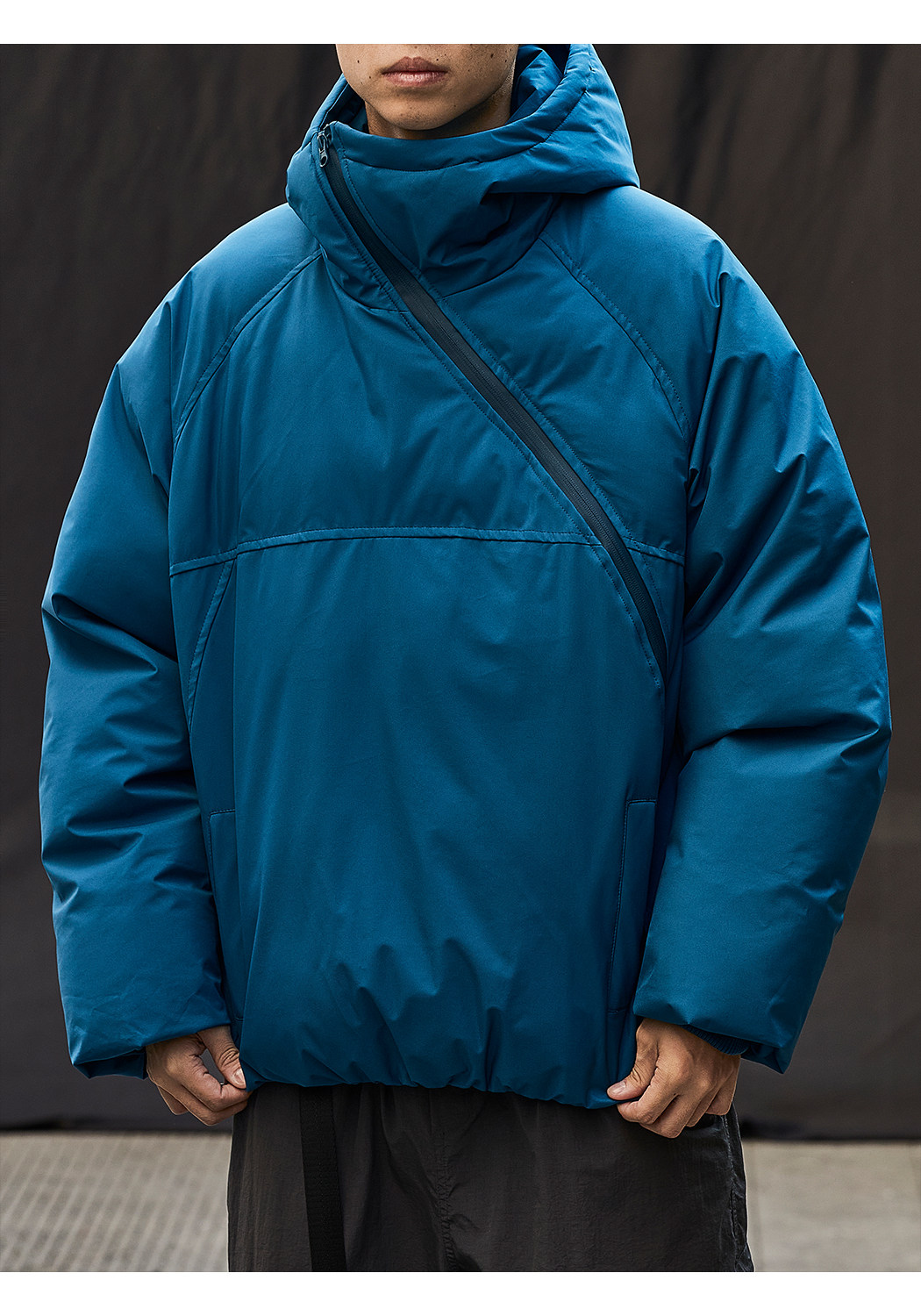 Winter Ski Parka Jacket Men Women Fashion Loose Padded Cotton Hooded Jacket Cityboy Streetwear Hoody Parkas Coat Outerwear