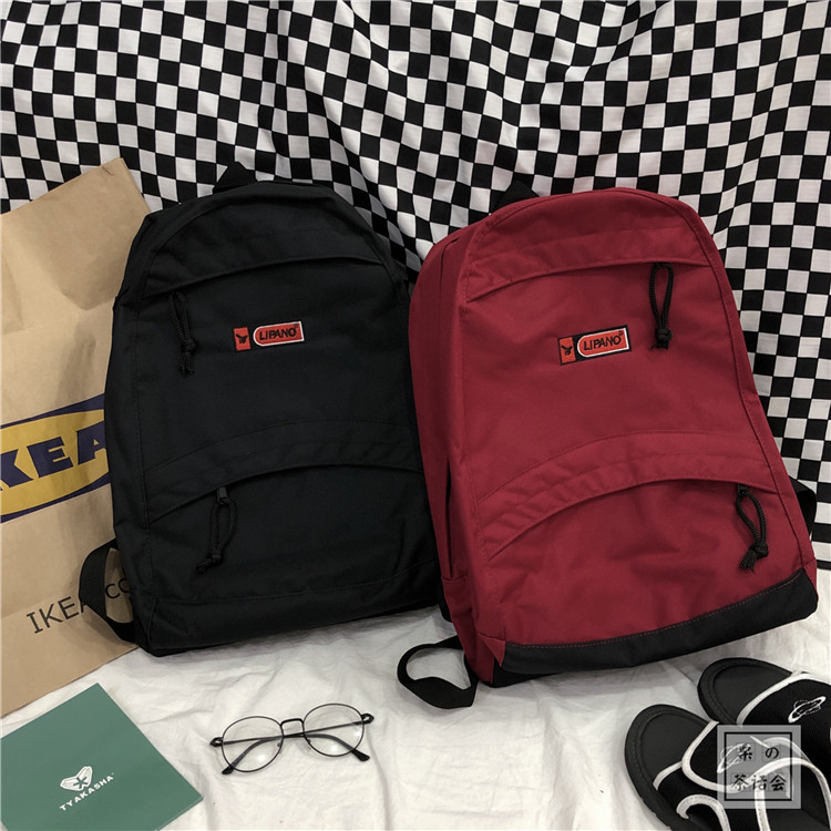 Japanese brush street retro Hong Kong style shoulder bag wild ulzzang student street shot school bag men and women lovers shoulder bag tide