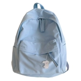 Японский Harajuku, шикарный винтажный стиль, однотонный рюкзак, корейская версия, простая мягкая школьная сумка для девочек, кампусный рюкзак