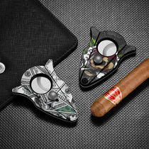 Kelong Portable Cigar Scissors Stainless Steel Blade Fashionable Sharp Cigar Cutter Smooth Opening and Closing Scissors CLE-23FA1