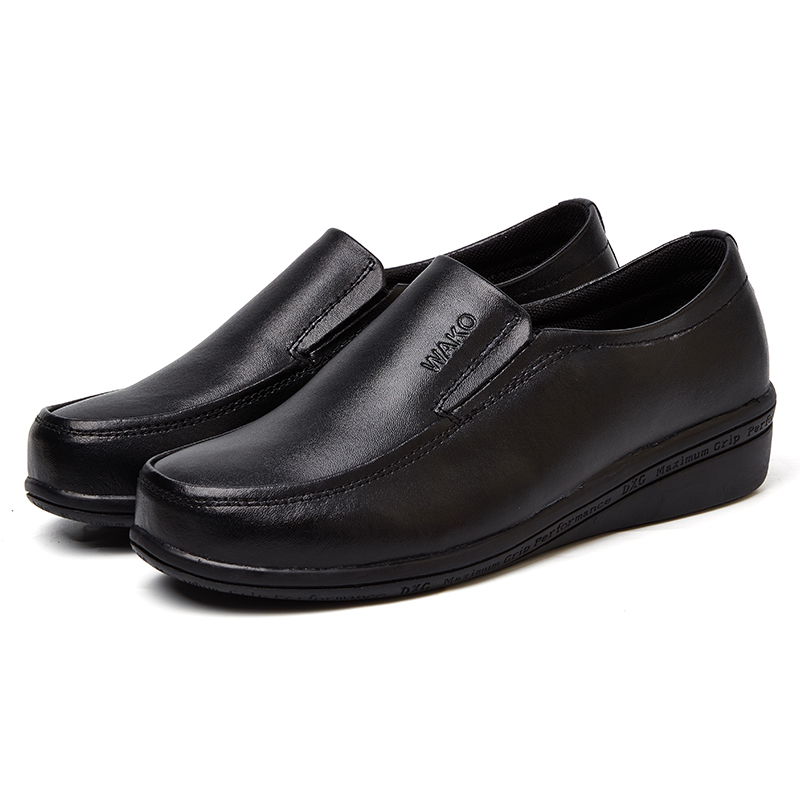 black waitress shoes