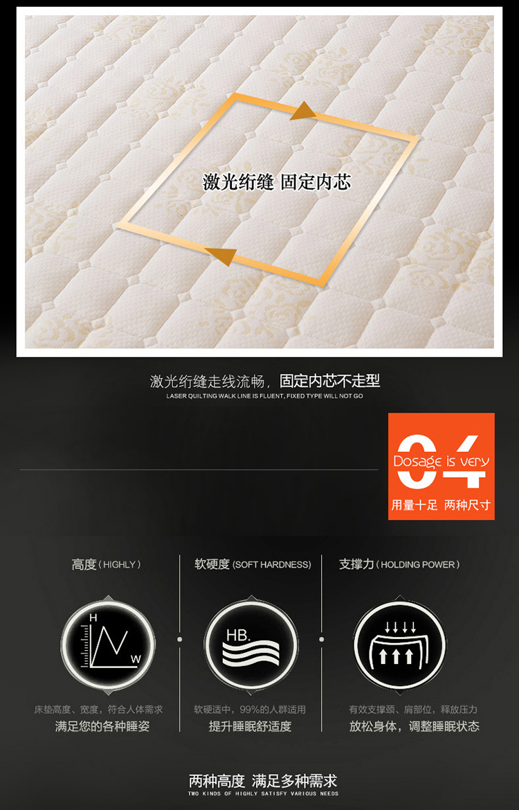 Tatami nệm tùy chỉnh thực hiện để kích thước 1 / 1,2 / 1,35 / 1,5 / 1.8X1.9 * 2.0 × 2.2 bãi tầng trệt - Nệm nệm cao cấp