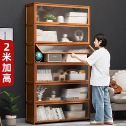 Bookshelf Accessible Luxury Wall Bookcase Multi-layer Floor Storage Rack For Home kids Storage Library Simple Accessible Luxury Storage