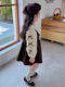 Girls spring small fragrant vest dress suit 2025 new children's style Korean style long-sleeved baby spring and autumn clothes