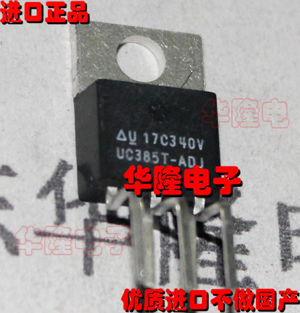 Original fitting UC385T-ADJ straight inserts TO-220-5 manoeuver New import