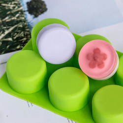 Aizapang six-connected round silicone mold diy handmade soap soap house silicone food grade material ເຄື່ອງຂັດເຄື່ອງຂັດ