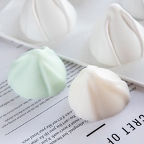 Aizapang six-piece Christmas hat mold handmade DIY soap silicone mold cake silicone mold soap about 90 grams