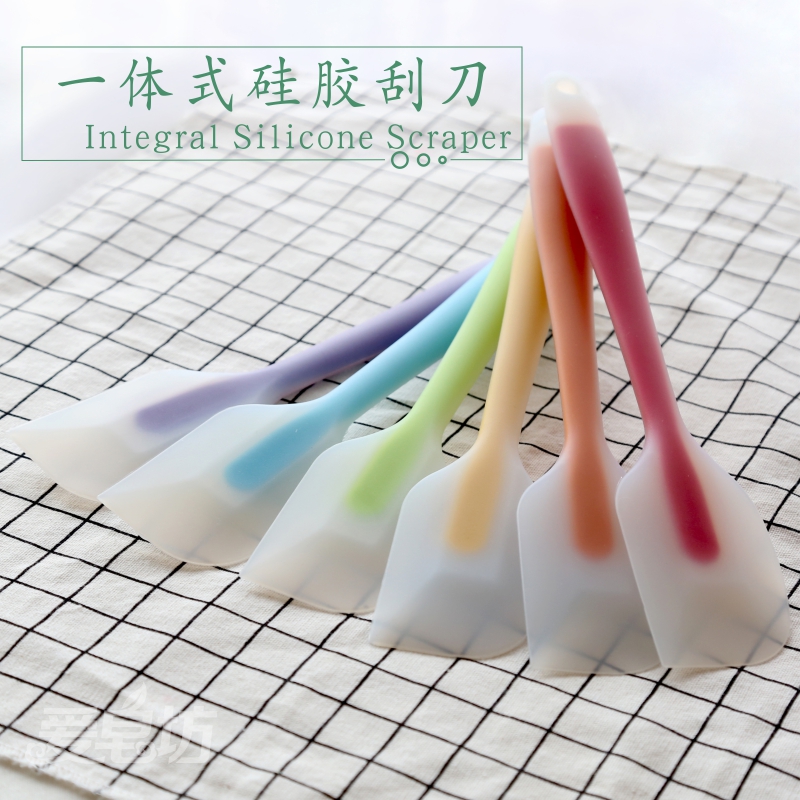 Ai Soap Fang One-piece silicone scraper Stirring scraper One-piece scraper Baking tool