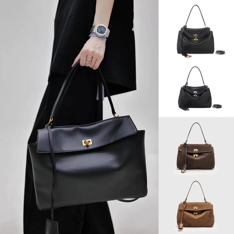 2025 New Niche Kelly Bag Tote Bag, High-End Shoulder Bag, Crossbody Bag, Calfskin Handbag for Women, Large Capacity