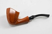 W O Larsen Period A Pearl Grade Pipe Made by Teddy