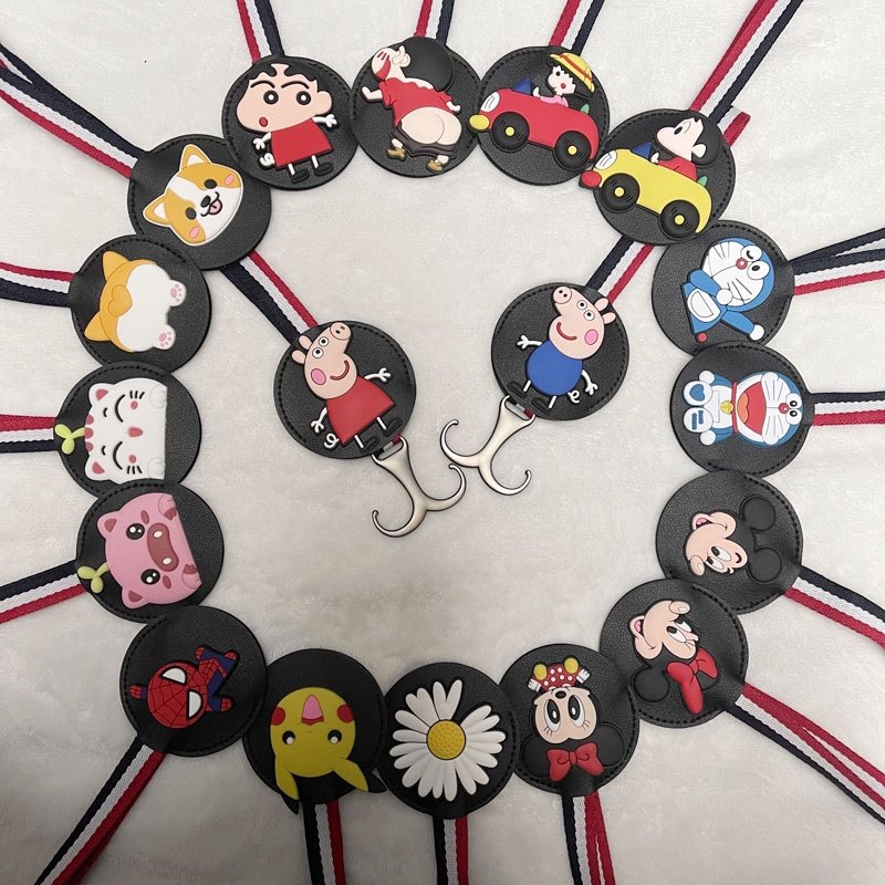 Car interior seat invisible hook car rear seat seat back cartoon cute interior rear seat hook multi-function