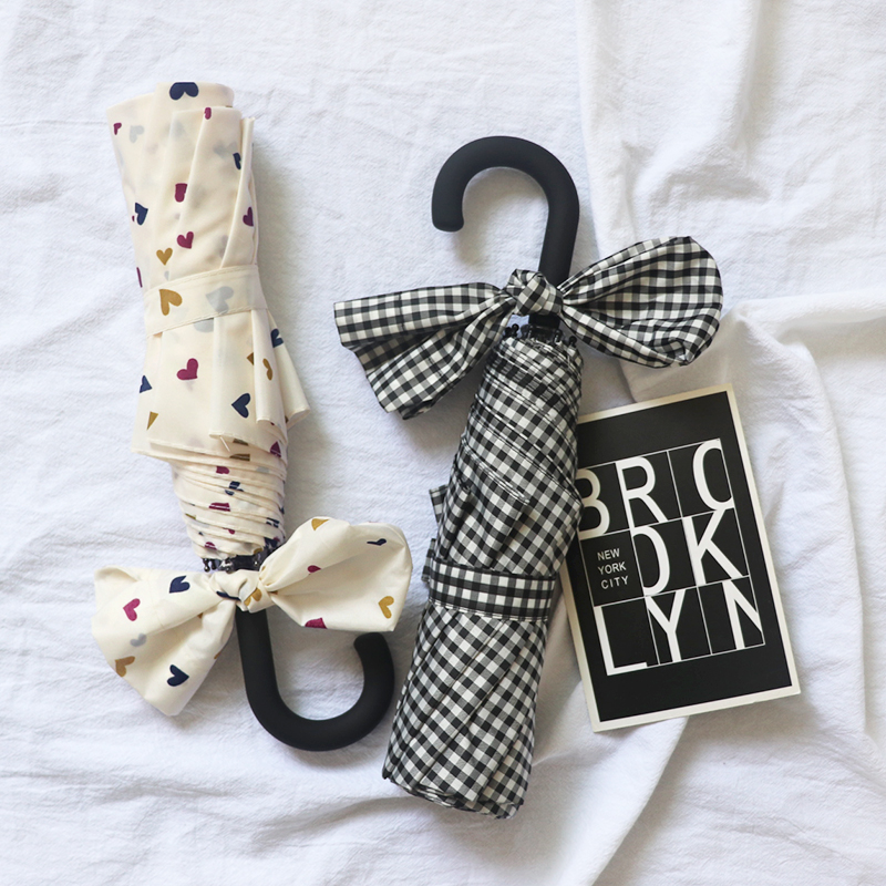 Flower Umbrella Umbrella High Value Girls Cute Umbrella Sunshade Sun and Rain Dual-use Student Umbrella Going to School