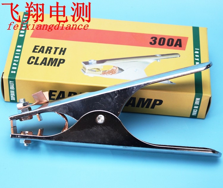 300A 600A grounding clamp copper webbing high current test clamp dedicated for high current test