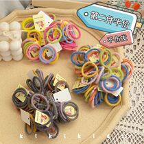 Children dont hurt hair rubber band tie hair girl Hairband baby headgear girl headgear elastic simple leather case