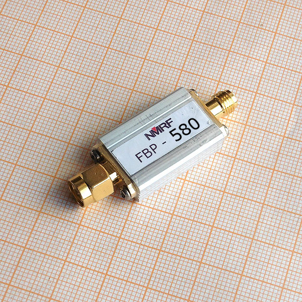 580(560～620)MHz bandpass filter Ultra-small size SMA interface
