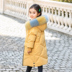 Trẻ em xuống áo khoác nữ trung dài 2019 mới của Hàn Quốc phiên bản của khí quyển nước ngoài tại dày quần áo áo bé mùa đông trẻ em lớn của. 