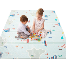 Aole folding crawling mat thickened baby living room xpe climbing mat Childrens home baby game mat floor mat