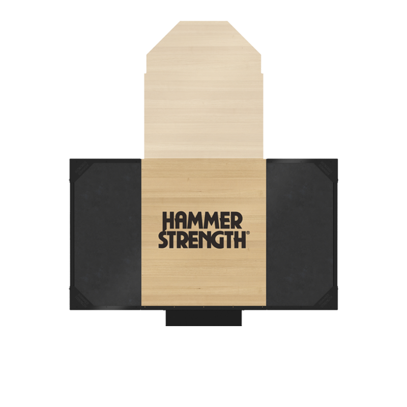 Hummer HDELITE deadlift table weightlifting floor HAMMERSTRENGTH wooden interlocking platform floor mat shock-absorbing pad