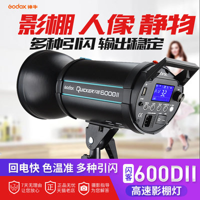 The Sheng flash 600DII second generation QT1200D second generation photography lamp camera photography room portrait flash