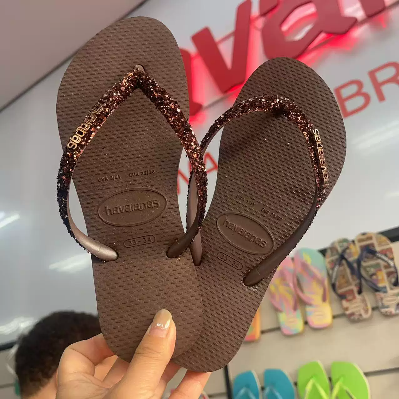 Бразильские Havaianas однотонные тонкие Havana шлепанцы для женщин, нескользящие тапочки, сандалии по углу