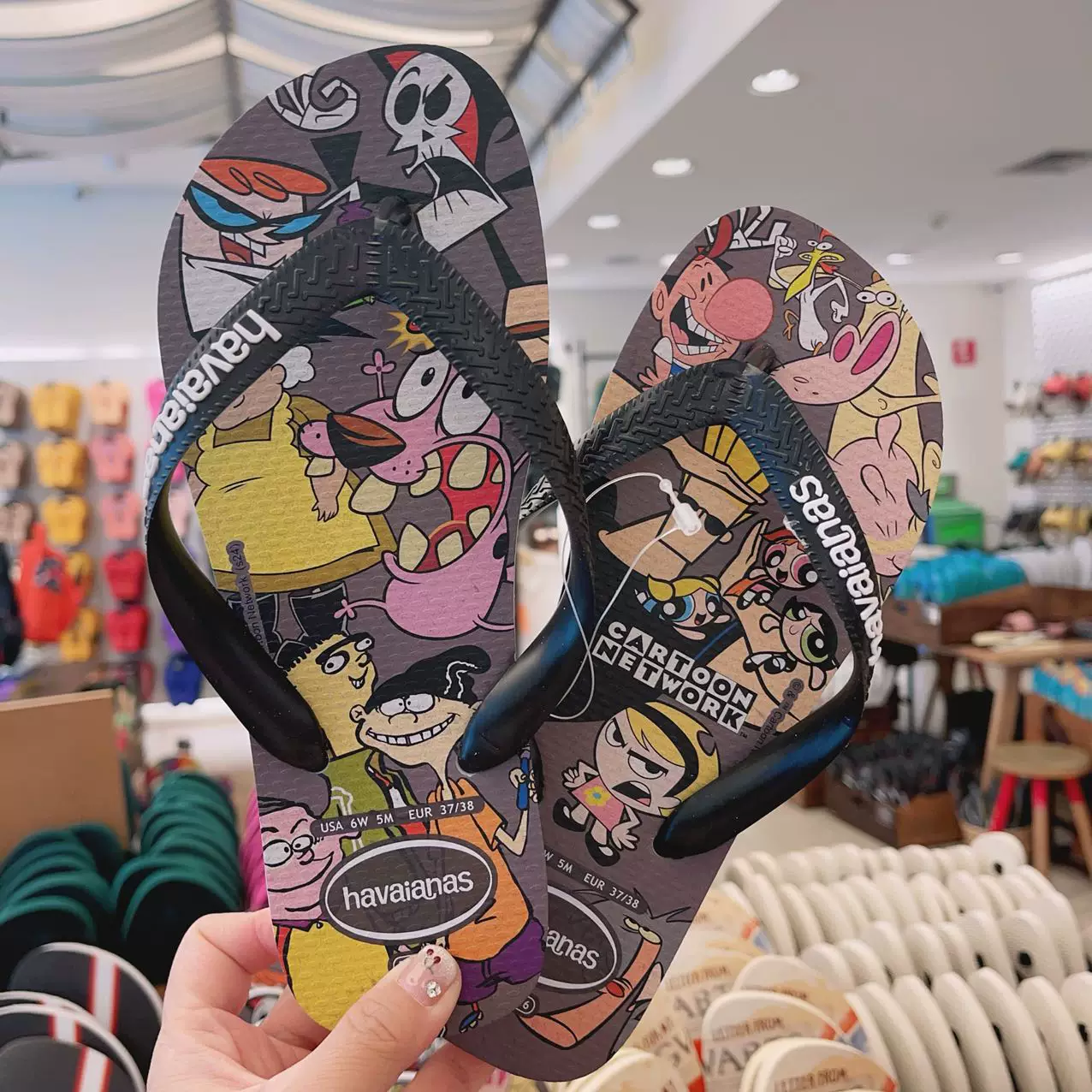 Новые Brazil Havaianas Havana персонаж человека Drag Мужские сланцы