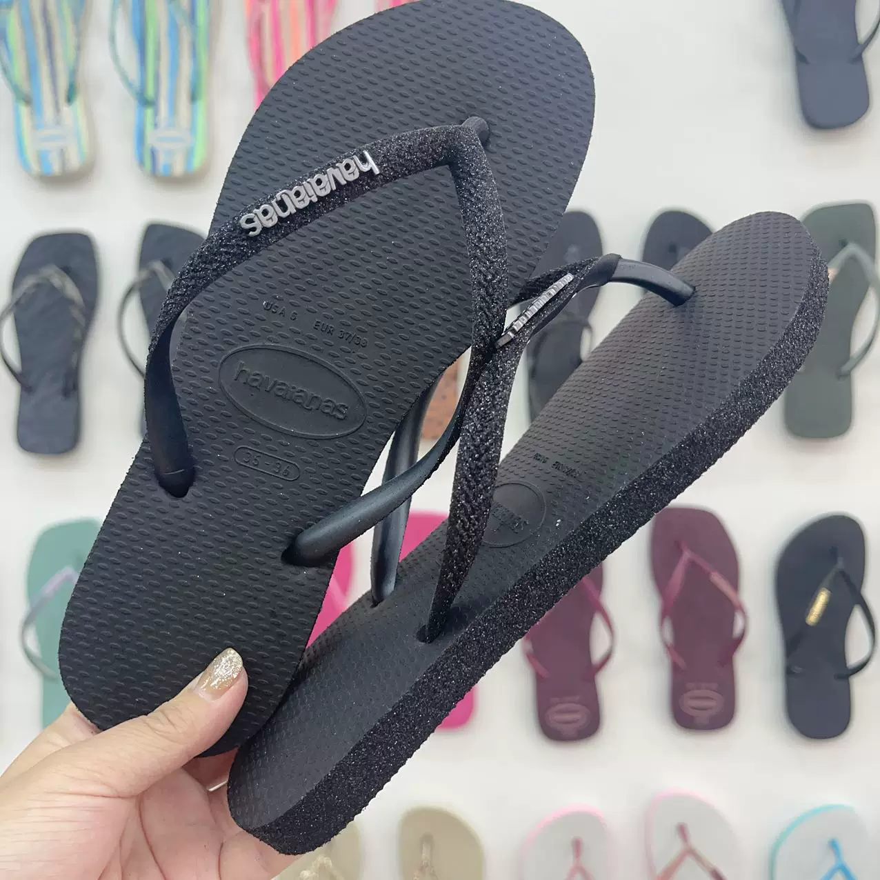 Новая havaianas шлепанцы Havana для женщин, летняя наружная одежда, slim, пляжные, anti-slip, износостойкие