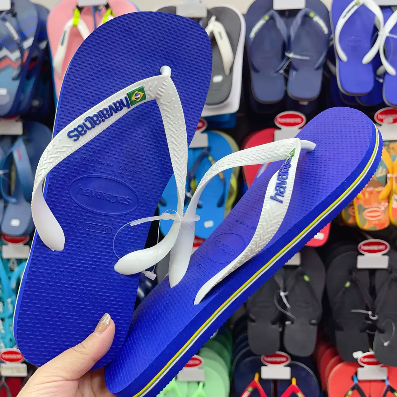 Бразильские фудалка Havaianas национальный флаг Havana персонаж человека drag нейтральные родитель-ребёнок обувь для мужчин и женщин без скольжения и тапочки