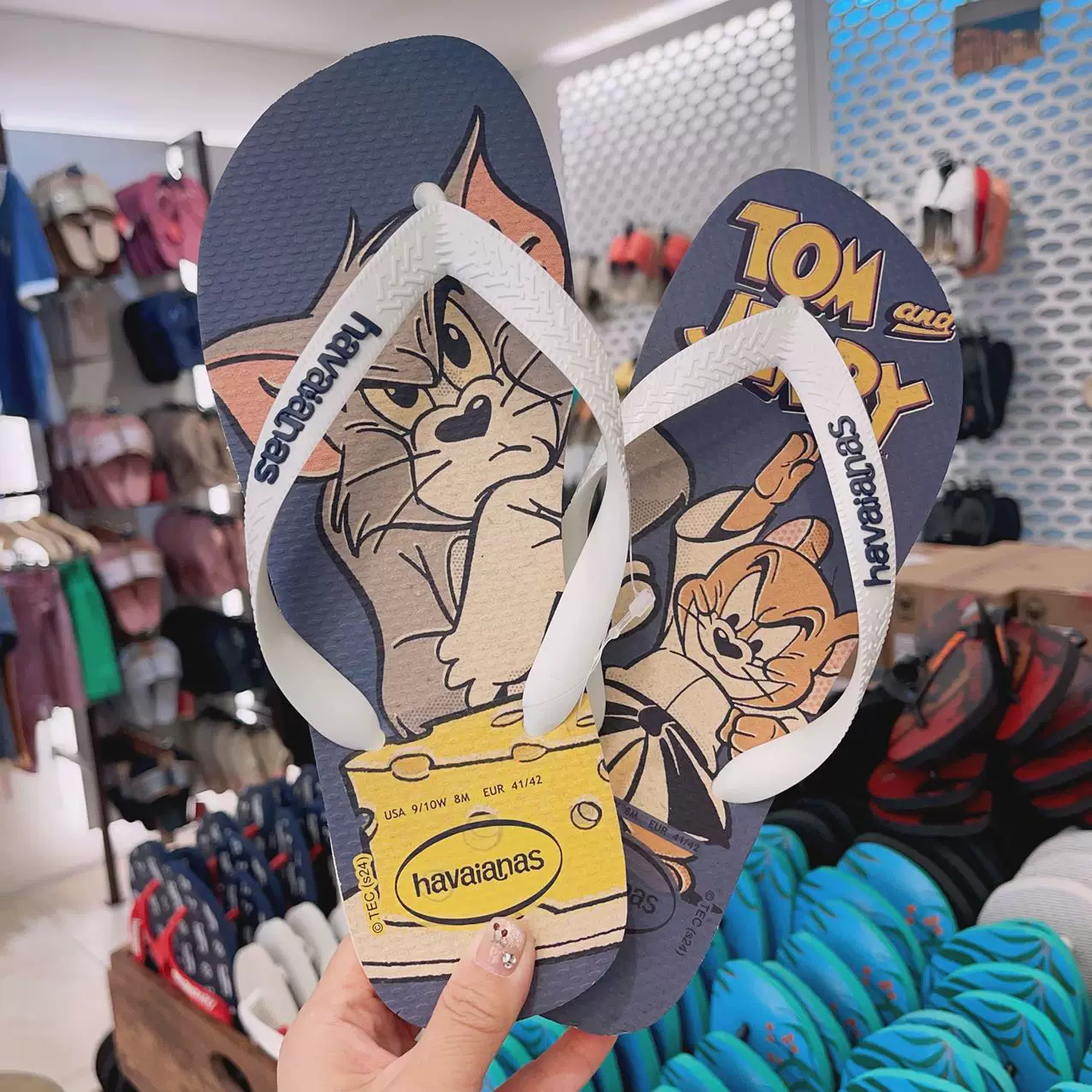 Новые Brazil Havaianas Havana персонаж человека Drag Мужские сланцы