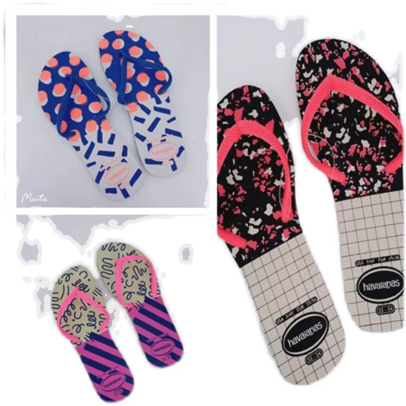 Пляжная обувь HAVAIANAS FLAT Personal Drag Momgestion Anti-Slip Lean Edition Havana