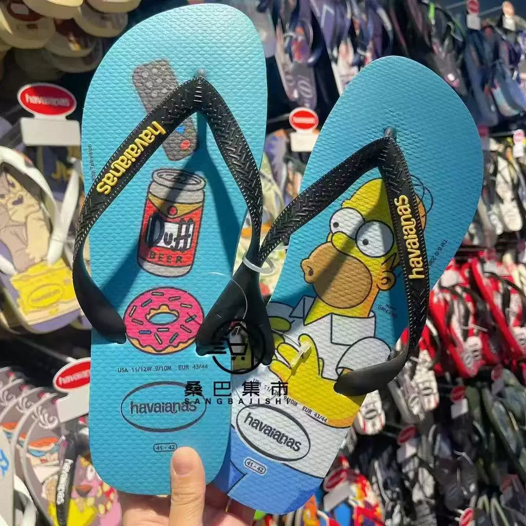 26 новых мужских бразильских подлинных шлепанцев Havaianas с резиновыми подошвами нескользящие на улице пляжные сандалии пляжные тапочки