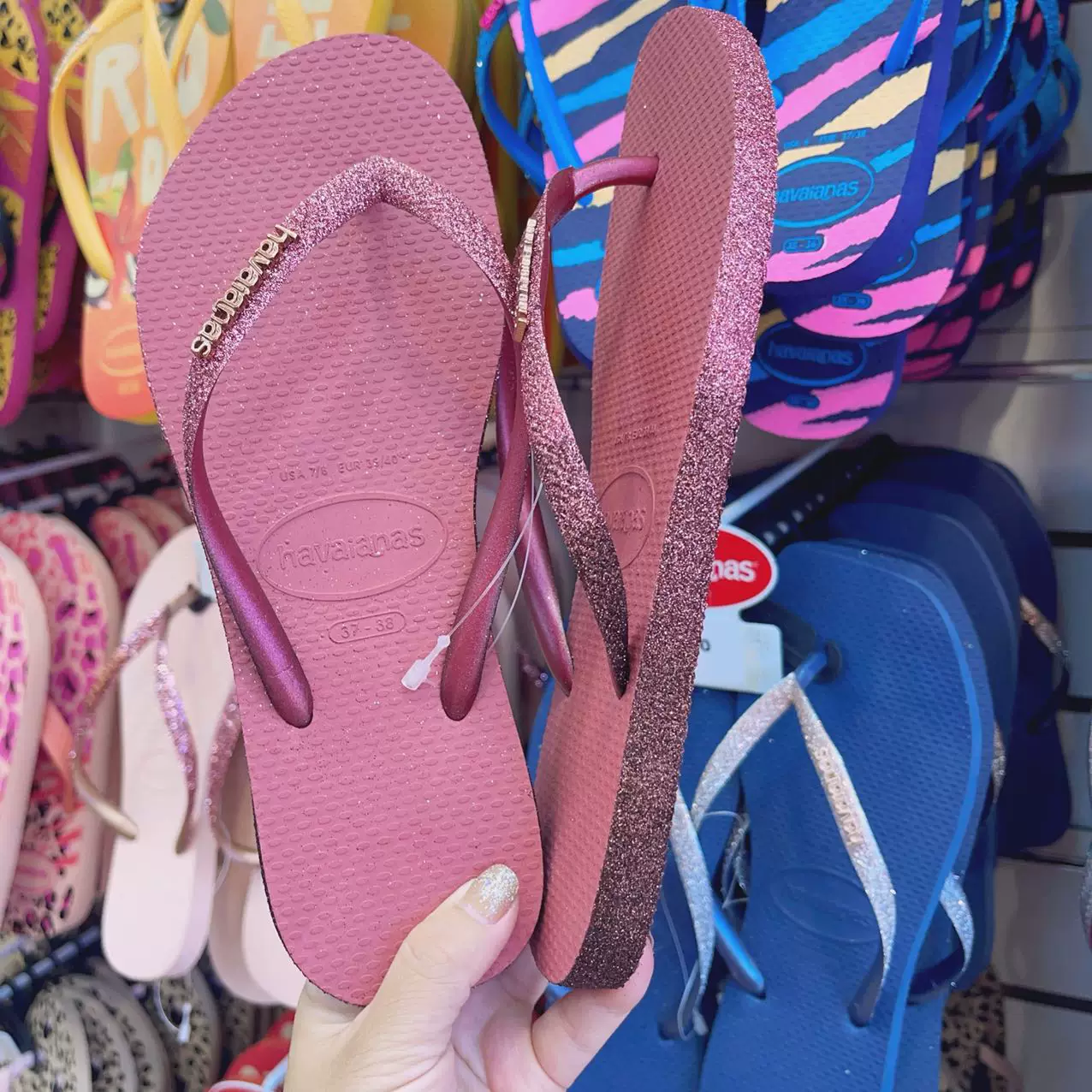 Новая havaianas шлепанцы Havana для женщин, летняя наружная одежда, slim, пляжные, anti-slip, износостойкие