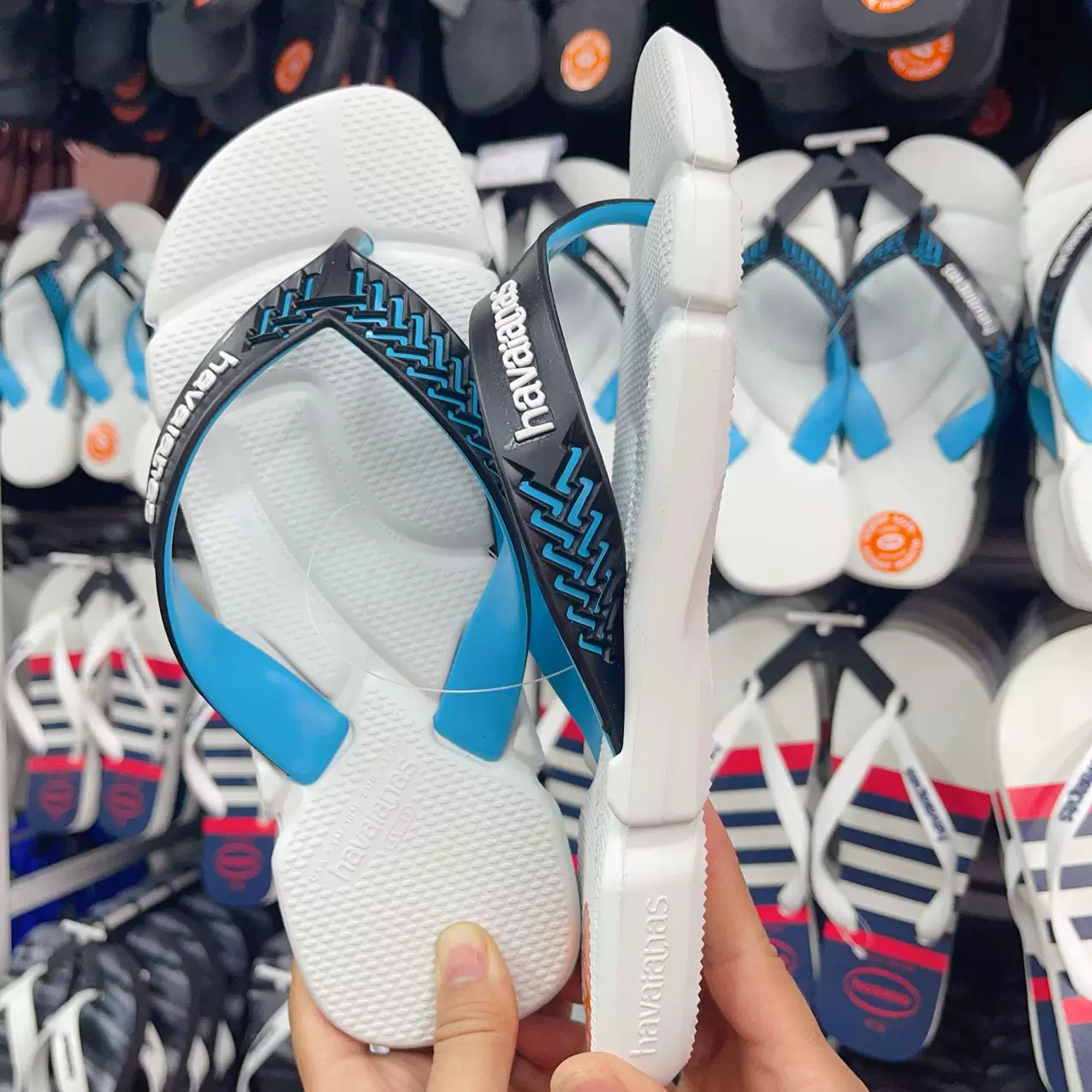 Новые Havaianas Havana POWER 2.0 летние нескользящие, износостойкие удобные мужские персонажи с уплощённой подошвой