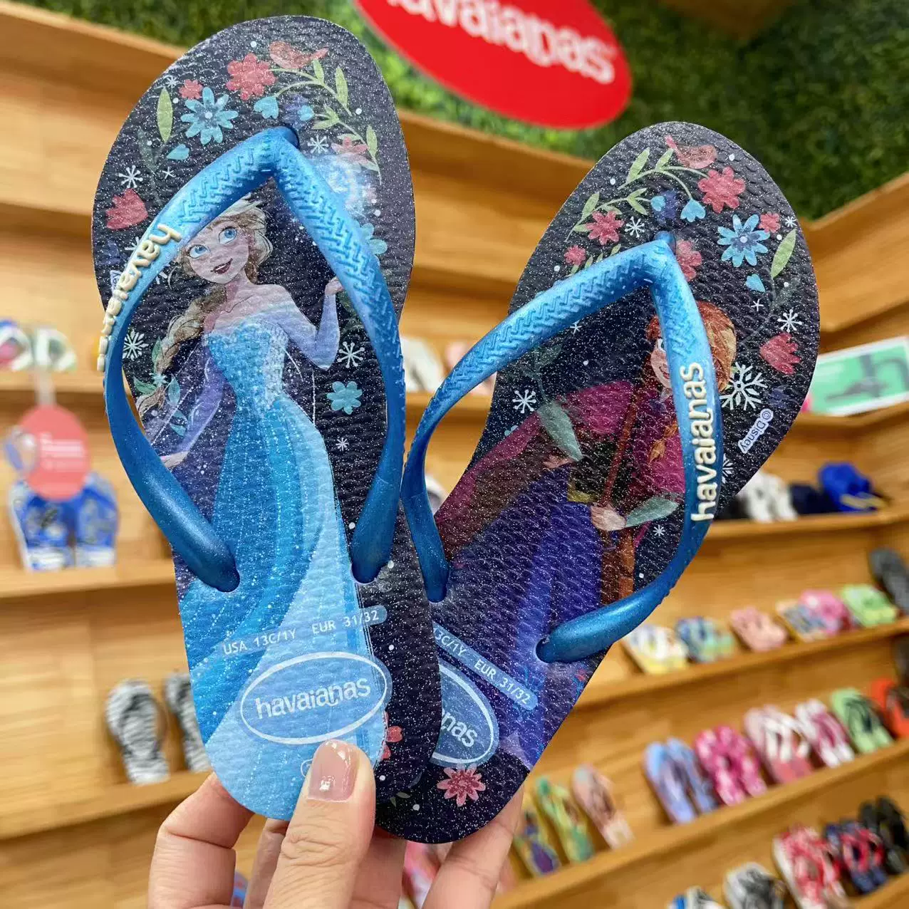 Подсчет новых товаров 26 havaianas Brazilian Havana нескользящие детские резиновые шлепанцы для девочек и детей на летний пляж