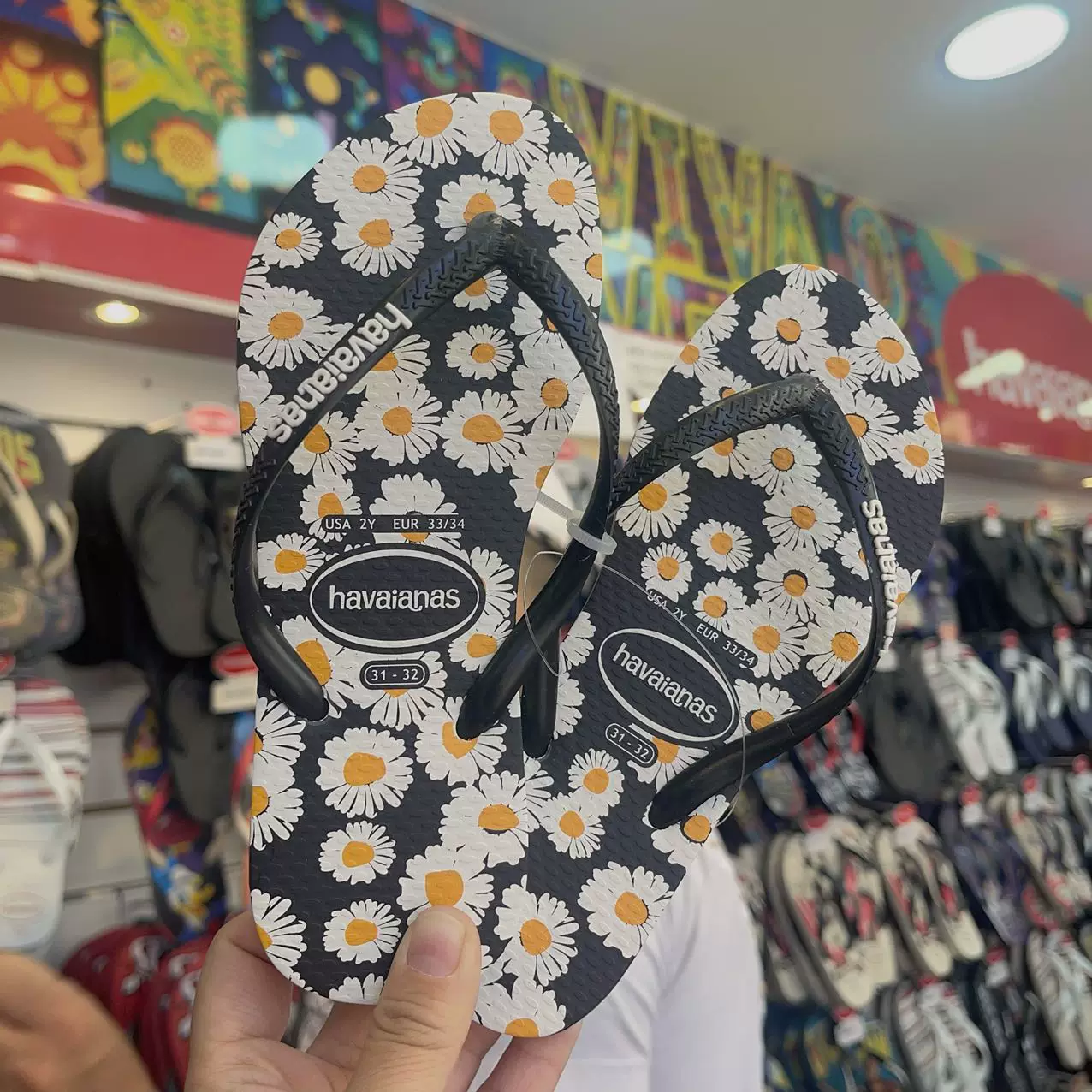 Подсчет новых товаров 26 havaianas Brazilian Havana нескользящие детские резиновые шлепанцы для девочек и детей на летний пляж