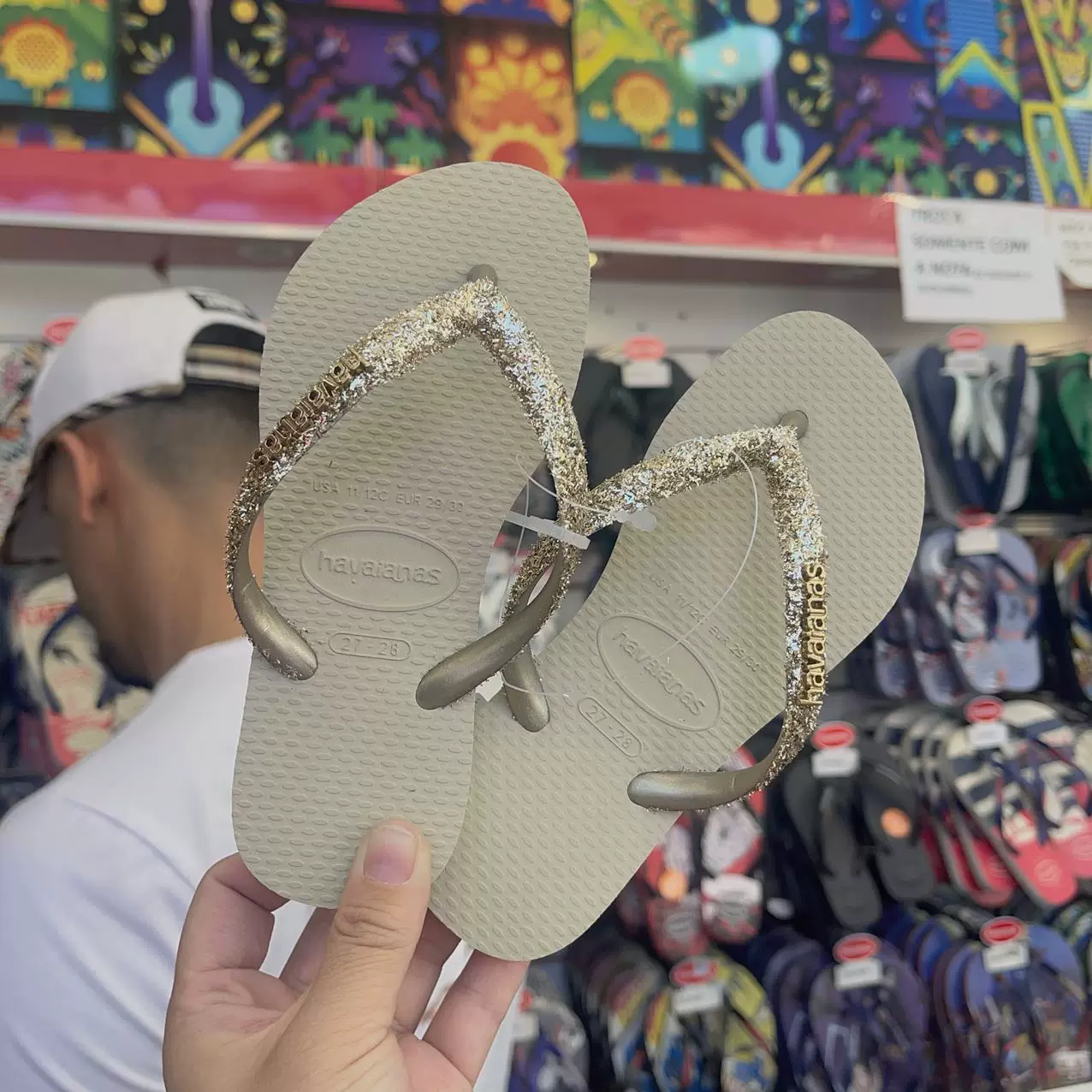 Подсчет новых товаров 26 havaianas Brazilian Havana нескользящие детские резиновые шлепанцы для девочек и детей на летний пляж