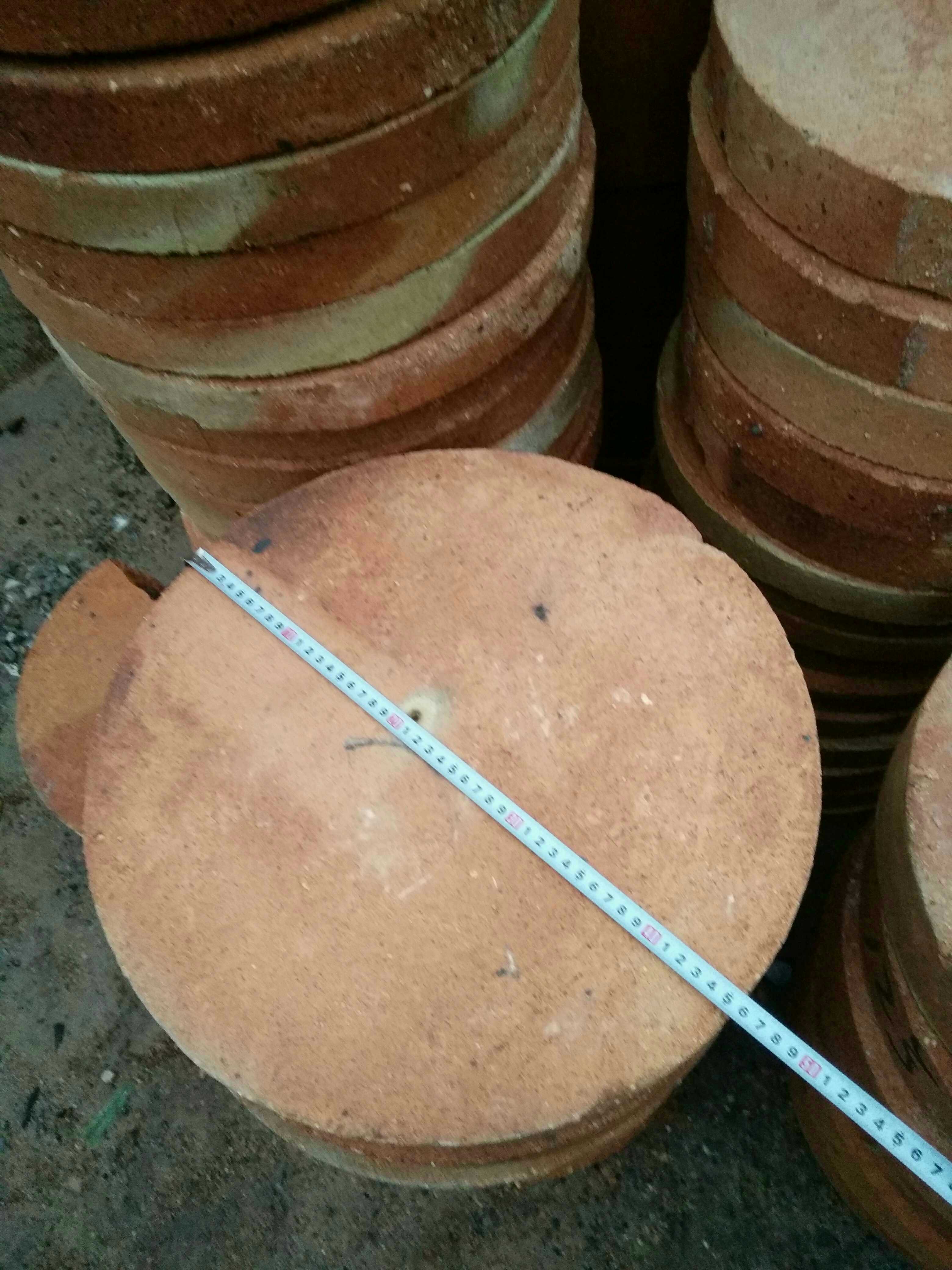 1300 Degrees Round Cake Refractory Brick Crucible Base Lava Aluminum Furnace Bottom Brick Round Furnace Lid Refractory 455x50