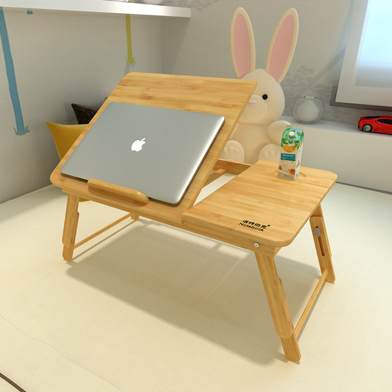 Bed upper table placed in bed with small table floating window pleasable laminated containing kang table multifunctional lifting computer desk