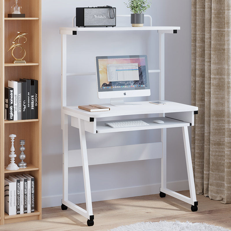 Computer desktop table small household mini simple one-piece desk movable single bedroom small table small apartment
