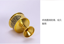 Small pure copper water supply cup. Holy water cup for Guan Gong.
