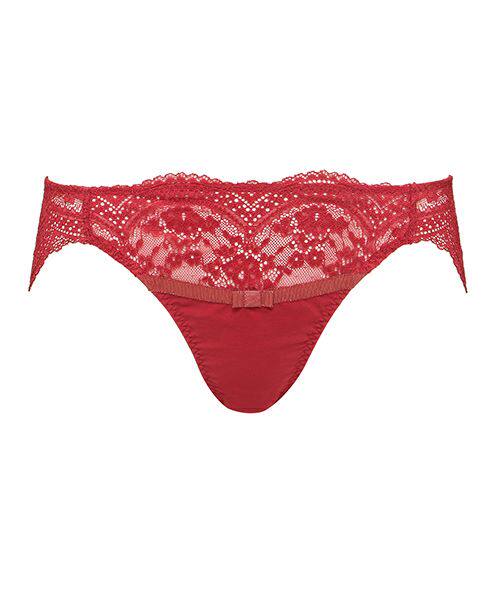 Japan native CHUT day series thin section Ben year red Sexy lace triangle pants briefs 316