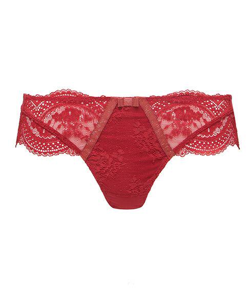 Japanese native CHUT Japanese thin section Benming year red sexy lace thong panties 316