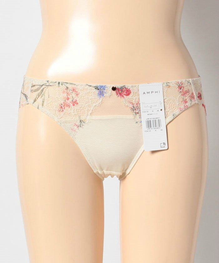 Japanese Wacoal Amphi Delicate Floral Lace Briefs Made in Indonesia 080