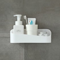 Toilet rack bathroom wall-mounted non-perforated toilet wash table toilet supplies storage artifact