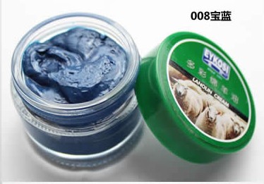 xi đánh giày bóng Da cừu chính hãng giữ ẩm bổ sung bảo dưỡng màu sắc chăm sóc da túi da giày da mịn giày 008 màu xanh hoàng gia - Nội thất / Chăm sóc da 	xi đánh áo da đen