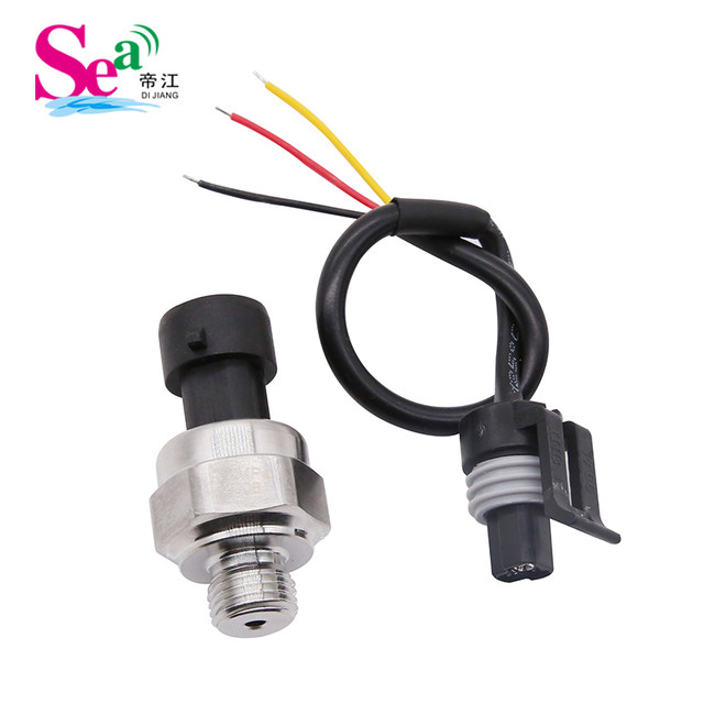 Stainless steel water pressure sensor air pressure oil pressure air compressor transmitter 2 branch interface 0.5-4.5V output